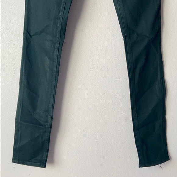 Rag & bone green coated leggings size 4 - 150 - Picture 3 of 7